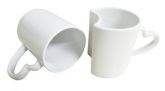Caneca Dupla Alça Coração para Sublimação