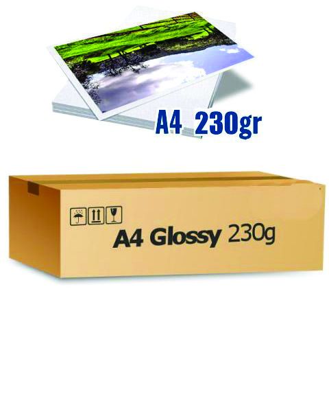 1.000 Folhas Papel Glossy Fotográfico À Prova D´água 230g A4