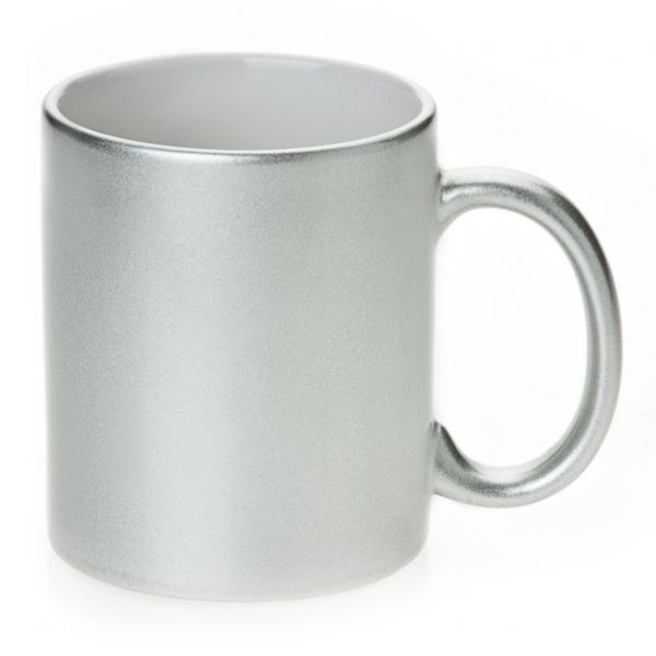 CANECA PRATEADA PARA SUBLIMAÇÃO