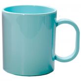 Caneca de Polímero Azul Claro para Sublimação