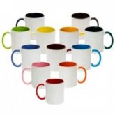 CANECA PARA SUBLIMAÇÃO ALÇA E INTERIOR COLORIDO
