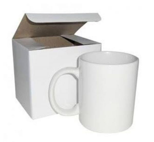 Caneca Branca para Sublimação C/ Caixinha