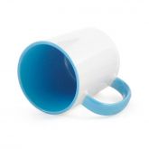 CANECA PARA SUBLIMAÇÃO ALÇA E INTERIOR AZUL CLARO
