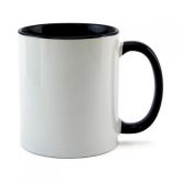 CANECA PARA SUBLIMAÇÃO ALÇA E INTERIOR PRETO